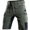 Cycorld MTB - Pantaloncini Corti da Uomo, Traspiranti, per Mountain Bike, Stile Chino, ad Asciugatura Rapida, Adatti per Il Ciclismo