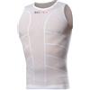 BIOTEX Canotta Rete Sun Traspirante Unisex per Ciclismo e Running, Intimo Tecnico Sportivo Ideale per L'Estate, Bianco, Taglia III (XL/2XL)