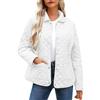 WZMYDBD Giacca da Donna Invernale Senza Cappuccio Giacche Trapuntate Leggere da Donna Abbigliamento Invernale con Tasche Giubbotto Termico Bottoni Giacconi Tinte Unite Vintage Winter Jacket Women Classic