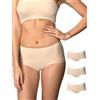 Intimidea - 3pz Slip Silhouette, Contenitivo Effetto Modellante Art. 310473 (M/L, Skin, 3pz)