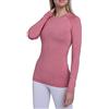 TCA SuperThermal Maglia Termica Donna Sportiva - Maglietta Manica Lunga Invernale - Magliette Termiche - Maglie Invernali - Intimo Termico Tecnico Sci - Maglia Intima Quickdry - Rosa Scuro, XL