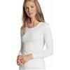 Intimitaly Magliette Intime Termiche da Donna, Pacco da 2, Cotone Caldo, Aderenti, Bianco e Nero - Canotta Intima Donna Termica (IT, Testo, XXL, Regular, Regular, Bianco)