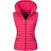 Navahoo Shadaa Gilet Trapuntato Mezza Stagione da Donna Rosa S