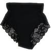 GIOS Mutande Contenitive Elisa Guaina Slip Contenitiva Sexy con Pizzo Nero o Champagne Mis. 7-8-9-10 (10 IT Donna, Nero)