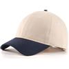 Zylioo Berretto da baseball oversize XXL a 2 tonalità, berretto da baseball con ricamo grande per teste grandi, berretto da golf regolabile per uomini e donne, 2 tonalità-beige/blu navy, XX-Large