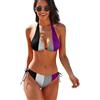Oudrspo Costume da Bagno a Triangolo da Donna Demisexual Pride LGBTQ, 2 Pezzi, Bikini