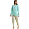 Karelpiù Pigiama Donna Cotone Leggero Lungo Estivo - Pigiama Lungo Due Pezzi Aperto o Chiuso in 100% Fresco Cotone. Taglie Over Size (IT, Testo, XL, Regular, Regular, 4071 Celeste)