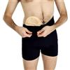 Glico Line Boxer con Fascia Incorporata per Stomia da Uomo, Doppia Tasca Interna per Sacca, Maggiore Stabilità e Discrezione, Made in Italy