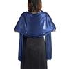 LIAOPUFUS Elegante Stola In Satin Scialle per Donna Cerimonia Stola Coprispalle Mantello Molle per Nozze Estivo Vestito da Sposa Festa(Blu navy)