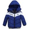 Generic Cappotto e Giacca per Bambini con Cerniera a Righe per Bambini e Bambine. Giacca per Bambini con Cappuccio Invernale Antivento per Ragazzi Giubbotto Termico Invernale