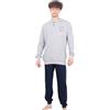 Navigare Pigiama Uomo Invernale Caldo Cotone Interlock (B2141341 Melange - TG L