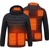 Gmuret Giacca riscaldata, Felpa con Cappuccio riscaldata Uomo Donna Felpa con Cappuccio riscaldabile Unisex con Batteria per Lo Sport e Il Tempo Libero