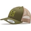 minifan Trucker - Berretto Flexfit Snapback: animali della foresta, lupo, orso, aquila, cappello da cacciatore, cappello da caccia, cappello da baseball, cappello per attività all'aria aperta, accessorio per
