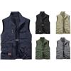 CEWIFO Gilet Uomo Lavoro Long Leather Jacket Men Giubbotto Moto Giacca Autunno Elegante Estiva Giacche Felpe con Zip e Cappuccio Oversize Y2k