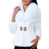 WOXIHUAN Giacca Pelliccia Sintetica da Donna Giacche in Pile Caldo Cappotto a Maniche Lunghe Giacca Autunno Inverno Maglione Dimensione Grande Blazer Casuale Confortevole Parka per Tempo Libero Outwear