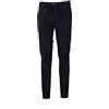 Coveri Pantalone uomo elasticizzato tinta unita con elastico in vita, coulisse e vestibilità slim fit, Blu navy 44