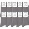 Occulto calze uomo 100% cotone pacco da 10-20 (modello: Ingo) 47-50 10 Paia | Grigio