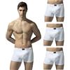 Sweet Years 6 Boxer Uomo con Elastico Interno loggato, Realizzato in Cotone Elasticizzato, Colori Assortiti, Nero Blu Grigio Bianco. (IT, Testo, XL, Regular, Regular, 6 Pezzi Bianco)