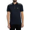Lyle & Scott Uomo Polo A Quadri con Pannelli, Dark Navy