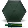 Y-DRY Nimbus Ombrello Corto Antivento, Asta e Bacchette in Alluminio, Compatto e Leggero, Diametro 97 cm, Chiuso 28 cm, Fodero Rinforzato con Cerniera, Peso 222 g (Green)