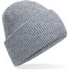 Hatstar Caldo berretto da donna | berretto invernale da uomo a maglia grossa | berretto di lana | unisex per uomo e donna | morbido e spesso, grigio chiaro melange, M/taglia unica