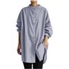 Generico Camicia Maniche Lunghe Donna Camicia In Lino Donna Estiva Curvy T Shirt Cotone Magliette Manica Corta Taglie forti Lunga Nera Maglia Gialla Elegante Blusa Primaverile Raso Floreale Bianca 4Xl Camicie