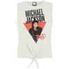 Amplified Michael Jackson - Maglietta da donna senza maniche in stile retrò
