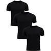 Navigare 580 - Confezione 3 Magliette Uomo Mezza Manica Cotone Elasticizzato (IT, Testo, XL, Regular, Regular, Standard, Nero)