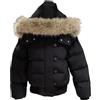 Suncadmious Moda Invernale delle Donne Caldo Corto con Cappuccio Parka Gioventù Cotone Riempito Ispessito Sottile-fit Corto Piumino Outdoor Neve Parka (Nero,M)