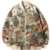 Loeay Giacca Uomo Casual con Ricamo Giapponese Cappotto Hip Hop Streetwear 2019 Autunno Nuovo Giubbotto Bomber Cappotto da Uomo