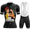 Mydawan Abbigliamento Ciclismo Donna Completo Bici MTB Estivo Tuta Ciclista Manica Corta,Maglietta Bicicletta e Salopette Pantaloncini con 19D Gel Imbottiti,Maglia Ciclo Asciugatura Rapida Traspirante|A11,S