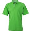 James & Nicholson James + Nicholson, Polo a tinta unita, inserto con motivo scozzese, JN 964 Lime Green/Lime Green/White 3XL