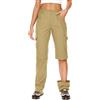 Faysfad Walking Trousers Women Cargo Pants Waterproof Summer Quick Dry Convertible Stretch Outdoor Casual UPF 50 Hiking Zip off