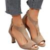 Lggwunsi scarpe da ballo, Sandali Donna Estive con Tacco Alluce Valgo Scarpe con Tacchi Alti Comode Eleganti Scarpe Aperte Cerimonia Sandalo Matrimonio Pianta Larga Scarpa da Ballo, 37
