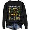 Generic Felpa donna nella scienza, felpe di scienze, insegnante di scienze, unisex