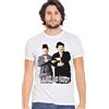 Generico Stanlio e Olio The Best The Legend 18-81-7 T-Shirt Urban Men Uomo 100% Cotone Fiammato BS