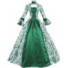 Duohropke Abbigliamento Medievale da Donna, Taglia Grande, Abito Gotico, Vintage, Maniche a Campana, Principessa, Maxi Abiti, Rinascimento, Steampunk, Abiti Vittoriani, Costume per Halloween