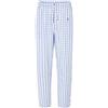 El Búho Nocturno Pantaloni Pigiama Uomo Lungo - 100% Cotone Flanella Invernale Caldo o Popeline Traspirante - Tasche Vita Elastica Coulisse Patta Bottoni - 50% Bambù, 50% Poliestere, Blu 8981, XL