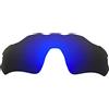 Wetnenss Lenti di ricambio per modelli Oakley Radar OO9208-OO9211 - Occhiali da sole polarizzati, spessore 1,5 mm, prevenzione del sale, olio-resistente, Blu scuro, 134*46mm