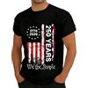Generico T-Shirt Grafica patriottica commemorativa Giorno dell'Indipendenza, Maniche Corte Casual per Anniversario vestibilità Comoda