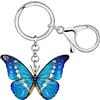 WEVENI Simpatico portachiavi a forma di farfalla, idea regalo per donne e ragazze, borse, portafogli, chiavi dell'auto, accessori, W2L2
