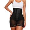 Generisch 2026 Shapewear taglie forti, vita alta, biancheria intima Po-Lifting con cerniera per donne, mutandine senza cuciture, comodo da indossare nella vita di tutti i giorni, Nero , M