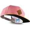 Soulbuddy Snapback cap Bambini Kids S, M, L - Cappellino Bimbo e Bimba | Cappellino per bambini con visiera piatta e patch in pelle vegana - bimbo e bimba, look Mini-Me con il cappellino per adulti
