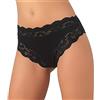 JADEA Slip Donna in Cotone Elasticizzato, Offerta 6-12 Pezzi, Slip Donna Midi Art 742 (6 Pezzi..Nero, 3)
