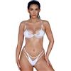 NOGRAX Bikini Donna Mesh Patchwork Set Bikini Set Femminile Snow out Costume da Bagno