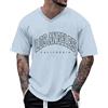 EODJXIO Maglie Militari Uomo Maglietta Oversize da Uomo, Estiva Scollo Rotondo, Manica Corta, con Stampa di Città, Camicie Basiche Casual
