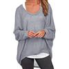 ZANZEA Donna Maglia a Manica Lunga Cardigan Asimmetrico Camicia Pullover Camicetta Superiore Girgio 2 IT 48/Asia 2XL