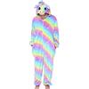 A2Z 4 Kids Bambini Ragazze Unicorno A2Z Onesie Extra Morbido Fluffy - E.Soft 922 Galaxy Print Rainbow 11-12