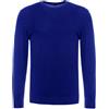 VEQUÈ Maglione Uomo Invernale Girocollo Lana Cashmere Maglioncino Slim Fit Morbido (IT, Testo, XXL, Regular, Regular, Royal)