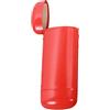 QianShi Custodia per occhiali in metallo Custodia rigida sottile per occhiali da sole in alluminio Custodia protettiva per occhiali da sole da viaggio, Rosso, 15.00x5.50x3.00cm / 5.91x2.17x1.18 inches